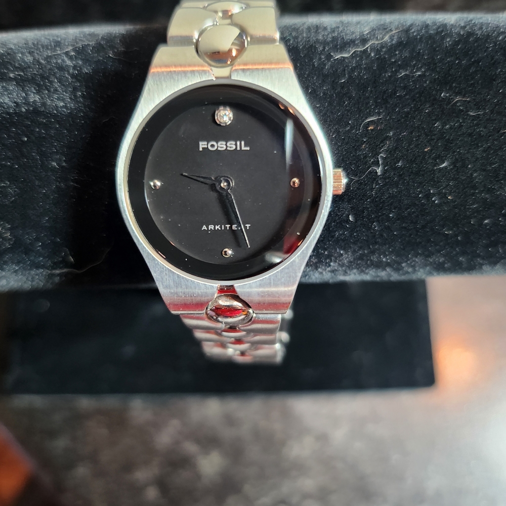 Fossil Silver and Black Women's Watch